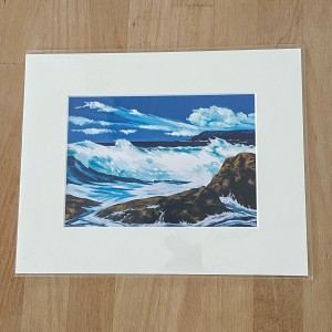 Atlantic Breaker Print image